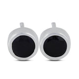 Black Star Silver Studs Earrings