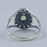 925 Silver Garnet Ring