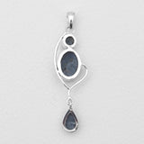925 Sterling Silver Pietersite Jasper Pendants