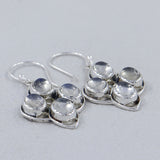 Rainbow Moonstone Silver Earring