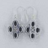 Rainbow Moonstone Silver Earring