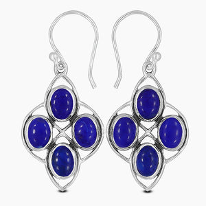 Rainbow Moonstone Silver Earring