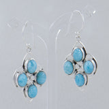 Rainbow Moonstone Silver Earring