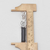 925 Silver Pencil Shaped Tourmaline Pendants