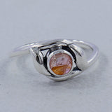 925 Sterling Silver Smoky Quartz Ring