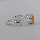 Citrine Silver Ring