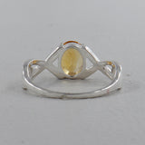 Citrine Silver Ring