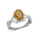 Citrine Silver Ring