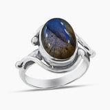 925 Sterling Sliver Larimar Rings