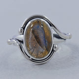 925 Sterling Sliver Larimar Rings
