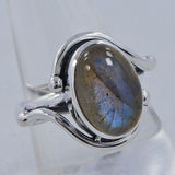 925 Sterling Sliver Larimar Rings