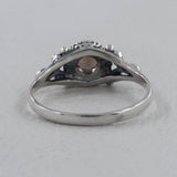 Smoky Quartz 925 Sterling Silver Ring