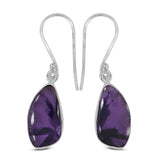 Amethyst Silver Earrings