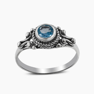 925 Sterling Silver Smoky Quartz Rings