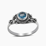 925 Sterling Silver Smoky Quartz Rings