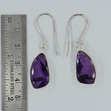 Amethyst Silver Earrings