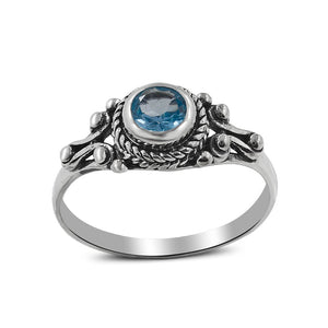 925 Sterling Silver Smoky Quartz Rings