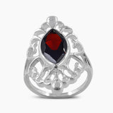 925 Sterling Silver Blue Topaz Rings