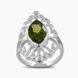 925 Sterling Silver Blue Topaz Rings