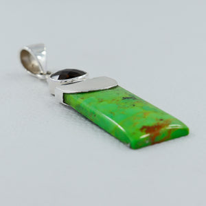 925 Silver Mohave Turquoise Pendant