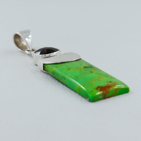 925 Silver Mohave Turquoise Pendant