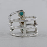 Tourmaline Silver Handmade Ring