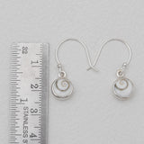Shiva Eye Shell Silver Earrings