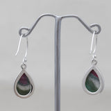 Ruby Zoisite Earrings