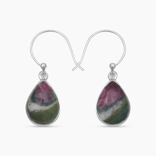 Ruby Zoisite Earrings