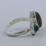 925 Starling Silver Labradorite Ring