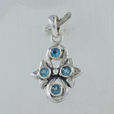 Blue Topaz 925 Silver Pendant