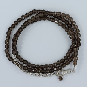 Natural Labradorite Beads Necklace Size 18