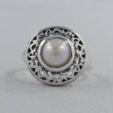 Green Amethyst Designer Silver Rings