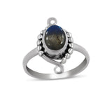 Tourmaline Silver Ring