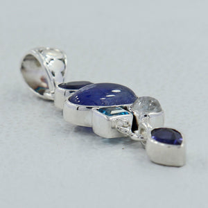 925 Sterling Silver Tanzanite Pendants