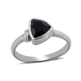 Garnet Silver Ring