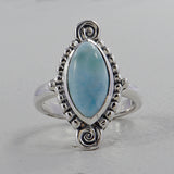 Rainbow Moonstone Sterling Silver Ring