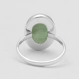 925 Sterling Silver Nephrite Jade Rings