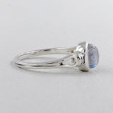 Natural Tanzanite Silver Ring