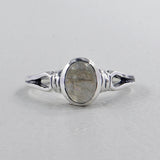 Natural Tanzanite Silver Ring