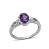 Natural Tanzanite Silver Ring