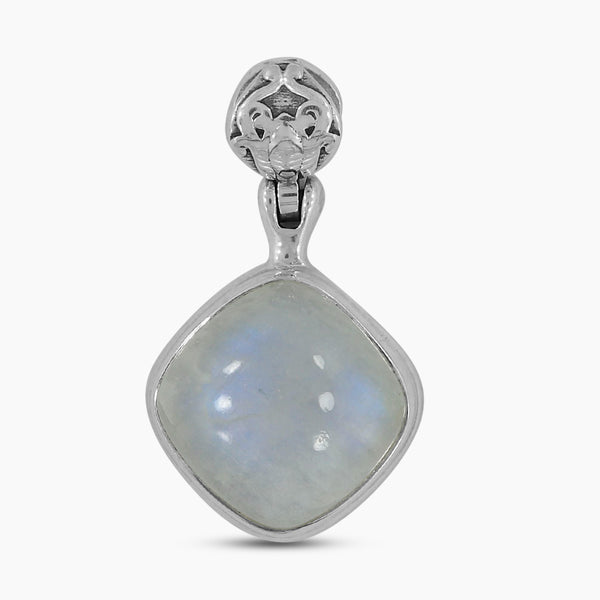Rainbow Moonstone Silver Pendants