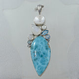 Larimar 925 Silver Pendant