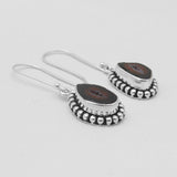 Coconut Druzy Silver Pendant Sets