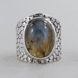 Labradorite  Silver Ring