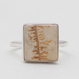 Russian Dendritic Silver Rings