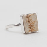 Russian Dendritic Silver Rings