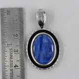 Blue Kyanite Sterling Silver Pendant