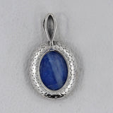 Blue Kyanite Sterling Silver Pendant