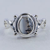 Dendritic Opal Sterling  Silver Ring